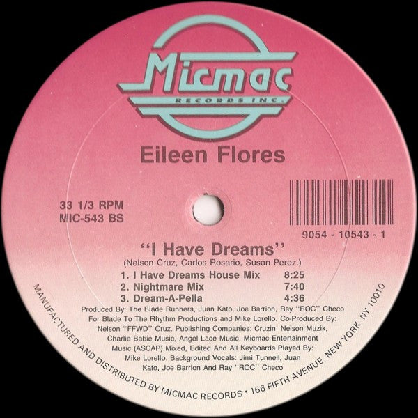 Eileen Flores : I Have Dreams (12")