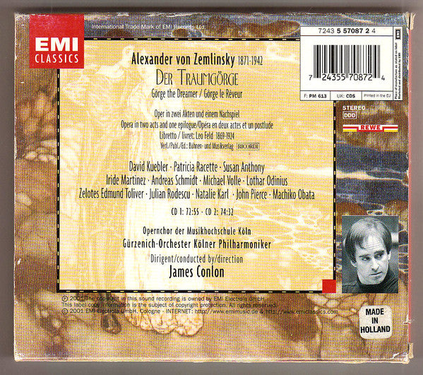 Alexander Von Zemlinsky - David Kuebler · Patricia Racette · Susan Anthony, Iride Martinez · Andreas Schmidt (2) · Michael Volle, Gürzenich-Orchester Kölner Philharmoniker, James Conlon : Der Traumgörge = Görge The Dreamer = Görge Le Rêveur (2xCD + Box)