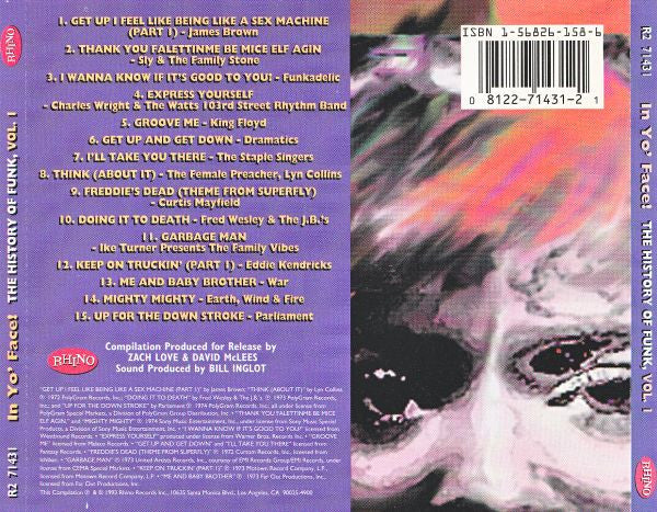 Various : In Yo' Face! The History Of Funk, Vol. 1 (CD, Comp, All)