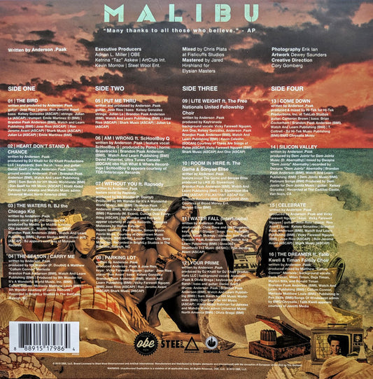 Anderson .Paak : Malibu (2xLP, Album)