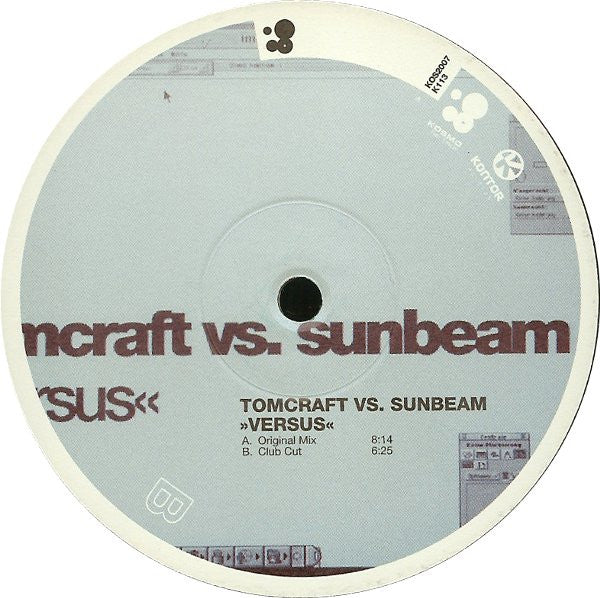 Tomcraft Vs. Sunbeam : Versus (12")