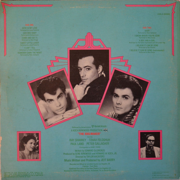 Various : The Idolmaker (The Original Motion Picture Soundtrack) (LP, Album)