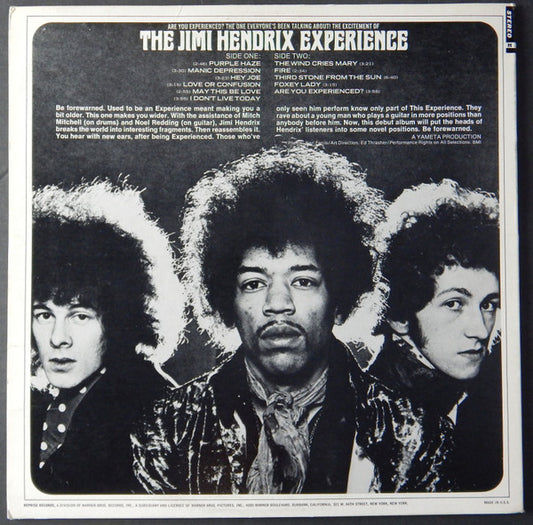 The Jimi Hendrix Experience : Are You Experienced? (LP, Album, RE, Win)
