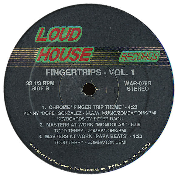 Various : Fingertrips - Vol. 1 (12")