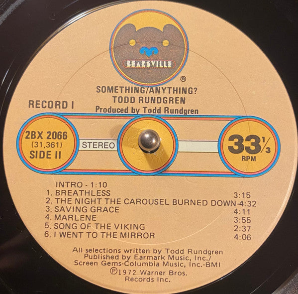Todd Rundgren : Something / Anything? (2xLP, Album, RE, Gol)
