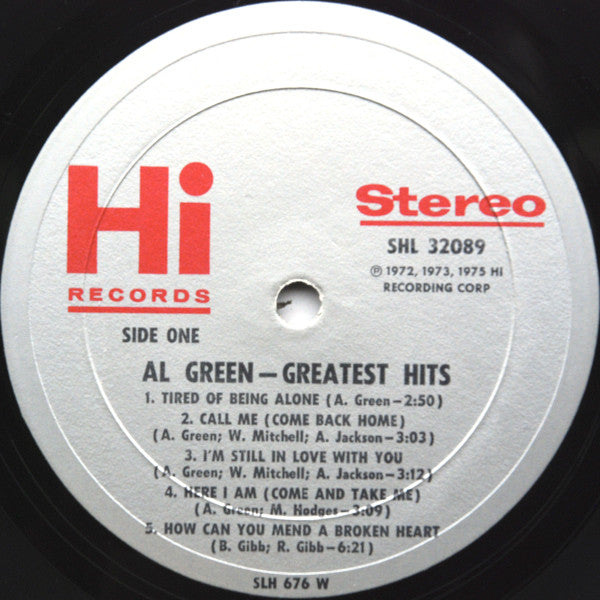 Al Green : Greatest Hits (LP, Comp, W -)