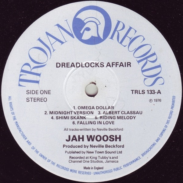 Jah Woosh : Dreadlocks Affair (LP, Album)