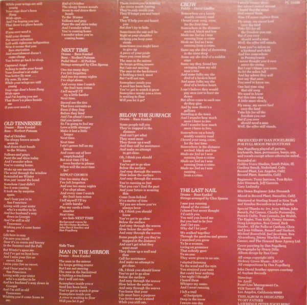 Dan Fogelberg : Captured Angel (LP, Album)