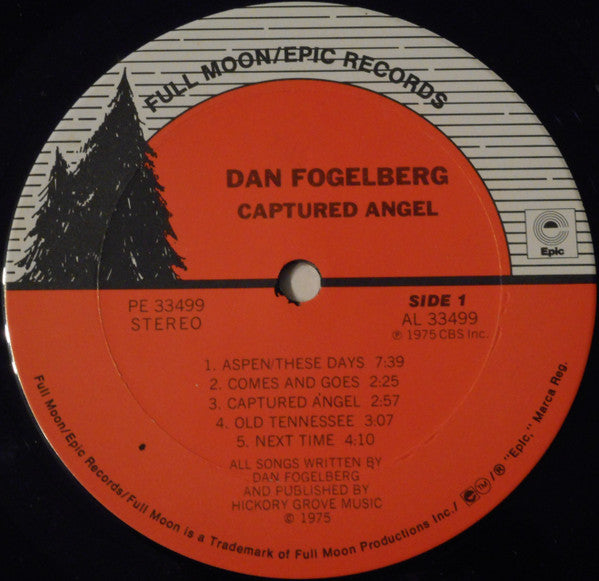 Dan Fogelberg : Captured Angel (LP, Album)