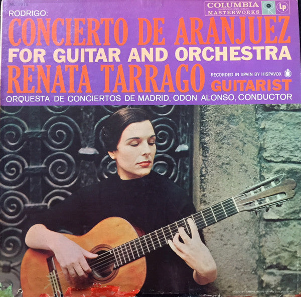 Joaquín Rodrigo - Renata Tarragó : Concierto De Aranjuez For Guitar And Orchestra (LP)