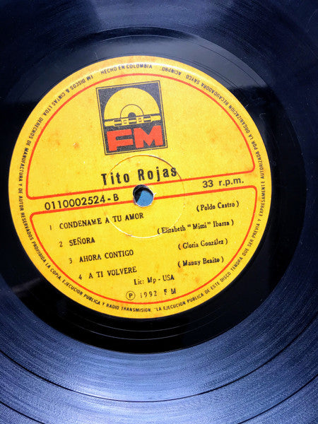 Tito Rojas : Tito Rojas (LP, Album)