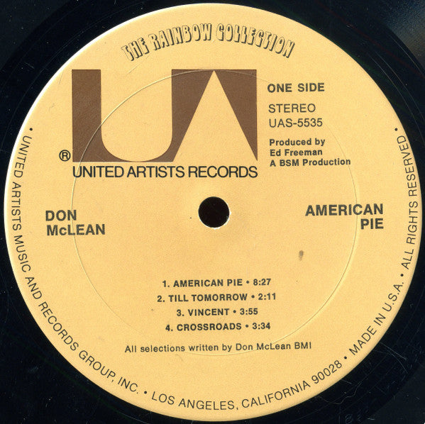 Don McLean : American Pie (LP, Album, RP)