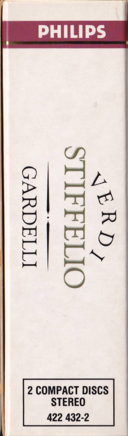 Giuseppe Verdi - José Carreras, Sylvia Sass, Matteo Manuguerra, Wladimiro Ganzarolli, ORF Symphonieorchester And ORF-Chor, Lamberto Gardelli : Stiffelio (2xCD, Album, RE, RM + Box, Sli)