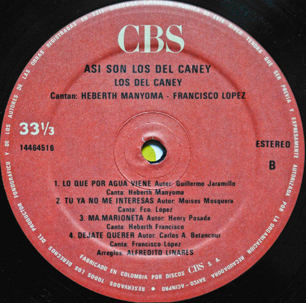 Los Del Caney : Asi Son Los Del Caney (LP, Album)