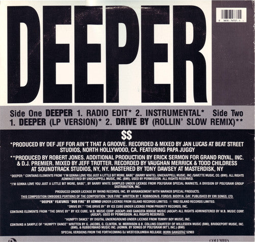 Boss - Deeper vinyl record, 12" (Very Good Plus (VG+)) | Lulo Records