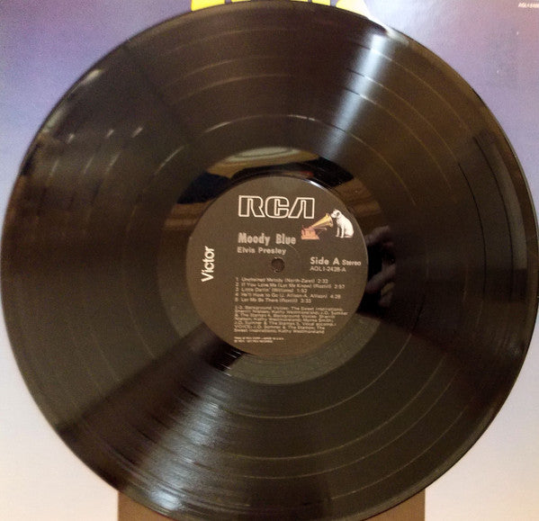 Elvis Presley : Moody Blue (LP, Album, RE)