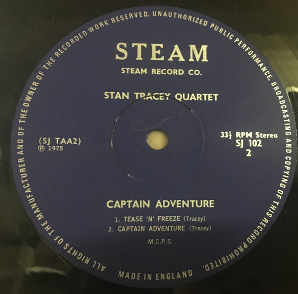 The Stan Tracey Quartet : Captain Adventure (LP, Album)