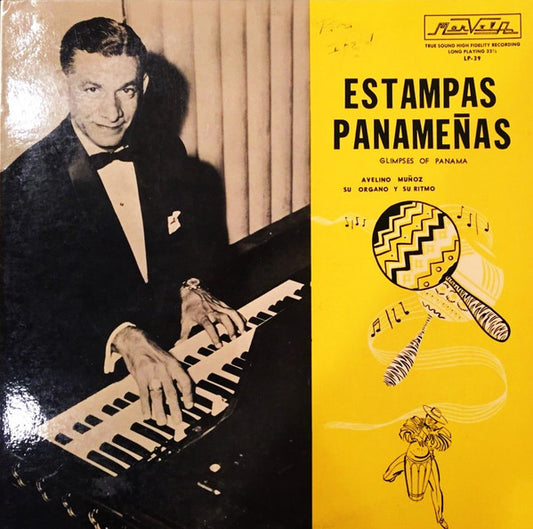 Avelino Muñoz - Estampas Panameñas vinyl record, LP (Mint (M)) | Lulo Records