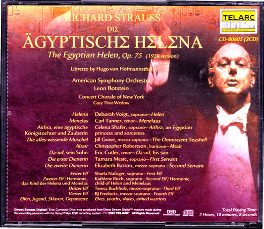 Richard Strauss - Deborah Voigt, The American Symphony Orchestra, Leon Botstein - Die Ägyptische Helena vinyl record, 2xCD (Near Mint (NM or M-)) | Lulo Records