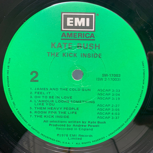 Kate Bush : The Kick Inside (LP, Album, RE, Los)