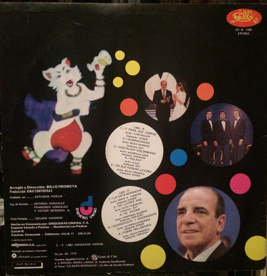 Billo's Caracas Boys - La Gata Borracha vinyl record, LP (Very Good (VG)) | Lulo Records