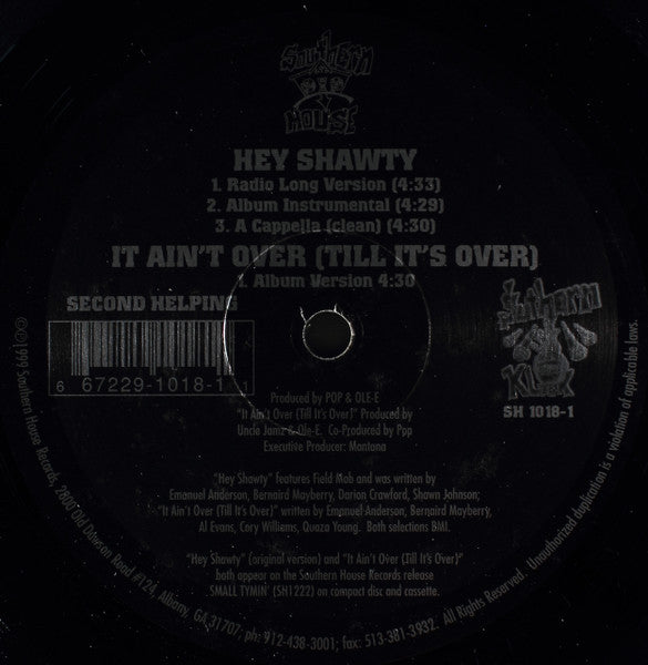 Field Mob / Suthern Klick : Project Dreamz / Hey Shawty (12")
