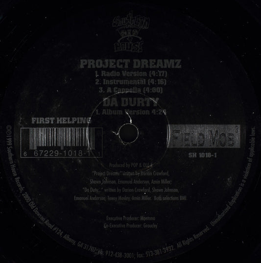 Field Mob / Suthern Klick - Project Dreamz / Hey Shawty vinyl record, 12" (Mint (M)) | Lulo Records
