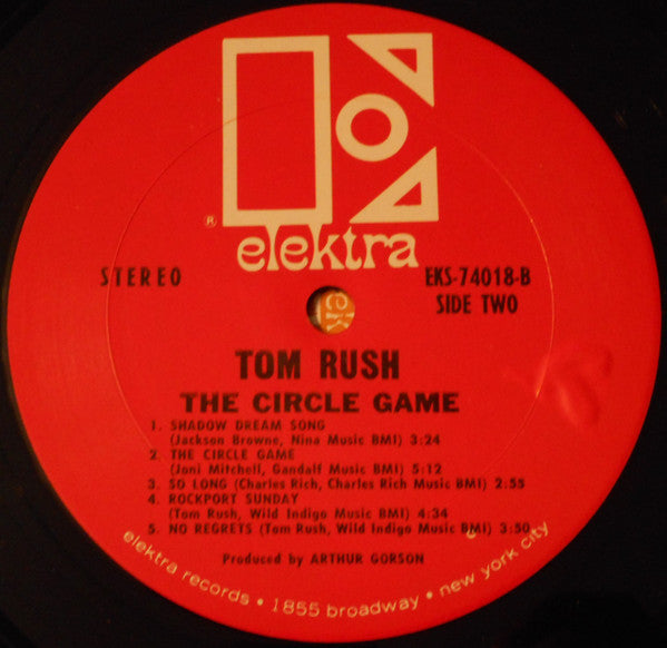 Tom Rush : The Circle Game (LP, Album, RP, Ter)