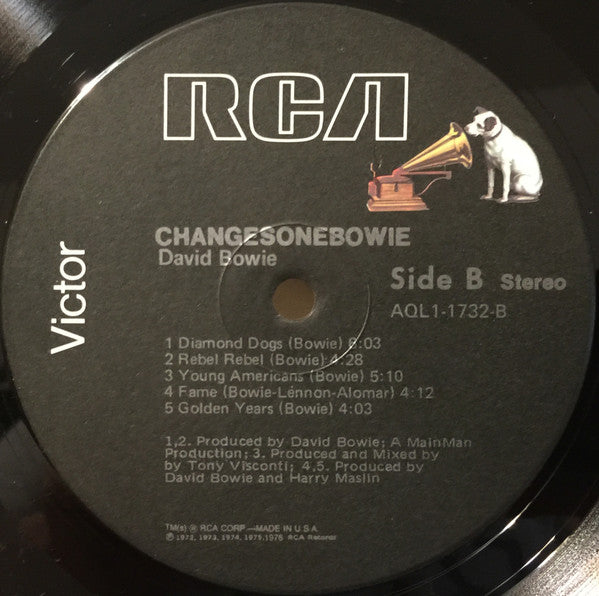 David Bowie : ChangesOneBowie (LP, Comp, RE, Ind)
