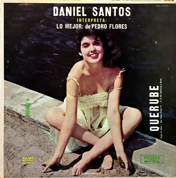 Daniel Santos : Interpreta: Lo Mejor: de Pedro Flores Volume 4 (LP, Album)