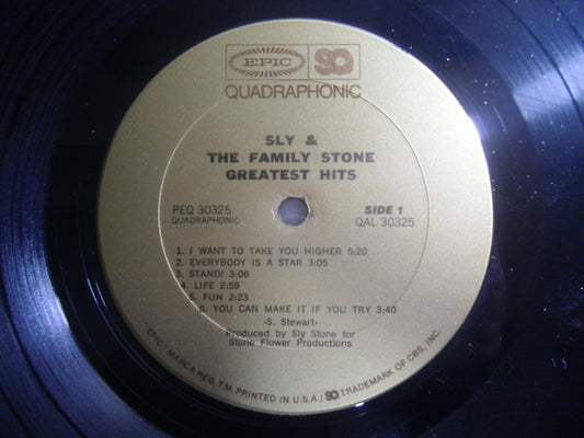 Sly & The Family Stone : Greatest Hits (LP, Comp, Quad)