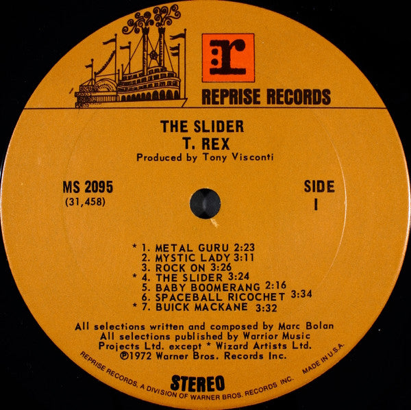 T. Rex : The Slider (LP, Album, Ter)