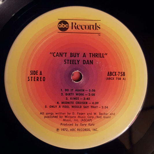 Steely Dan : Can't Buy A Thrill (LP, Album, RP, Gat)