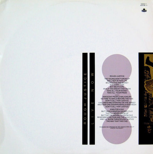 Bananarama - Rough Justice vinyl record, 12" (Mint (M)) | Lulo Records