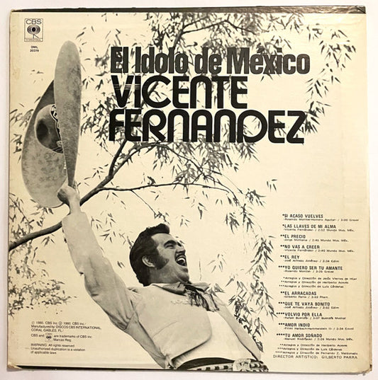 Vicente Fernandez : El Ídolo De México (LP, Album, RE)