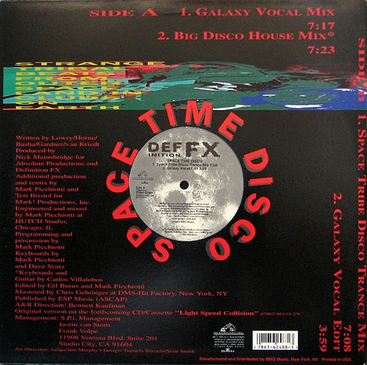 Def FX - Space Time Disco vinyl record, 12" (Mint (M)) | Lulo Records