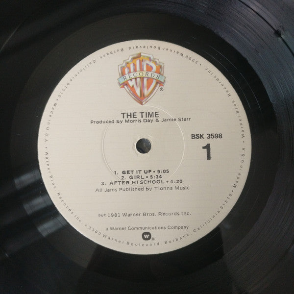 The Time : The Time (LP, Album, Jac)