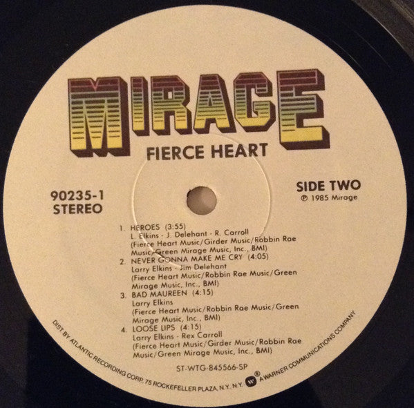 Fierce Heart : Fierce Heart (LP, Album, SP)