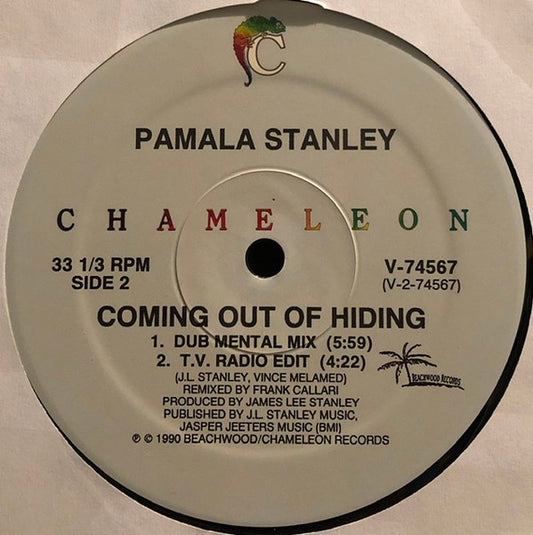 Pamala Stanley - Coming Out Of Hiding vinyl record, 12" (Mint (M)) | Lulo Records