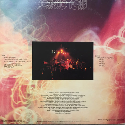 Jean-Luc Ponty - Imaginary Voyage vinyl record, LP (Near Mint (NM or M-)) | Lulo Records