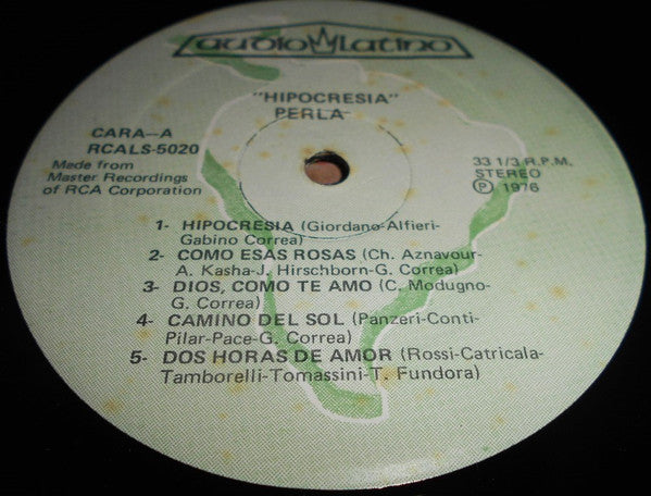 Perla (4) : ¡Hipocresia! (LP, Album)