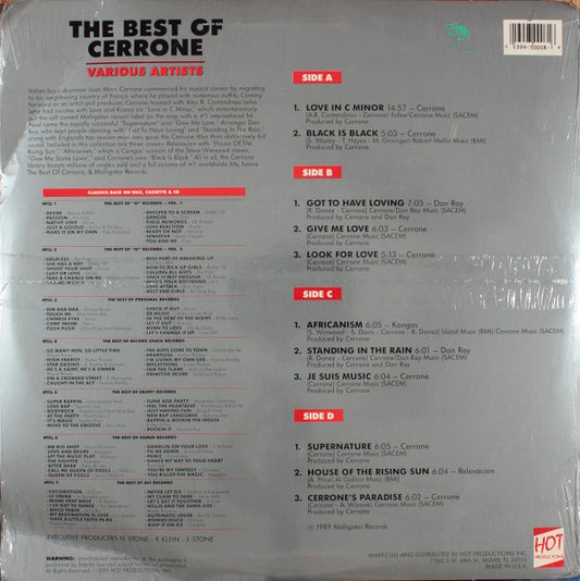 Various : The Best Of Cerrone (2xLP, Comp)