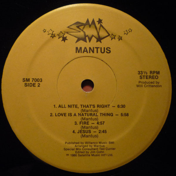 Mantus : Mantus (LP, Album)