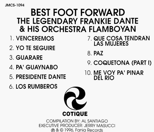 Frankie Dante And His Orquesta Flamboyan - Best Foot Forward vinyl record, CD (Near Mint (NM or M-)) | Lulo Records