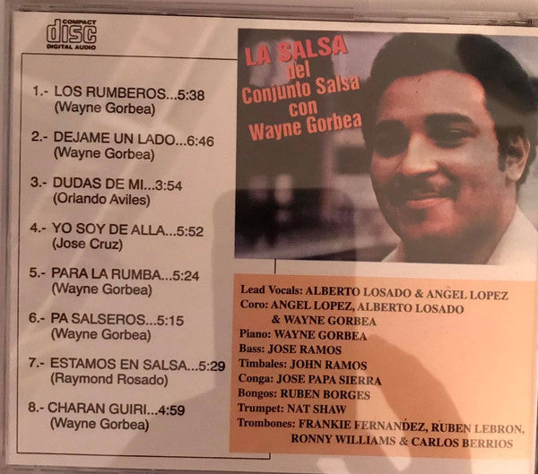 Wayne Gorbea Y Su Conjunto Salsa : La Salsa Del Conjunto Salsa Con Wayne Gorbea (CD, Album)