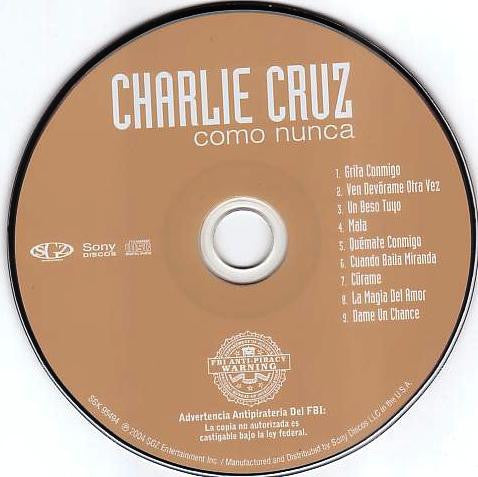 Charlie Cruz : Como Nunca (CD, Album)