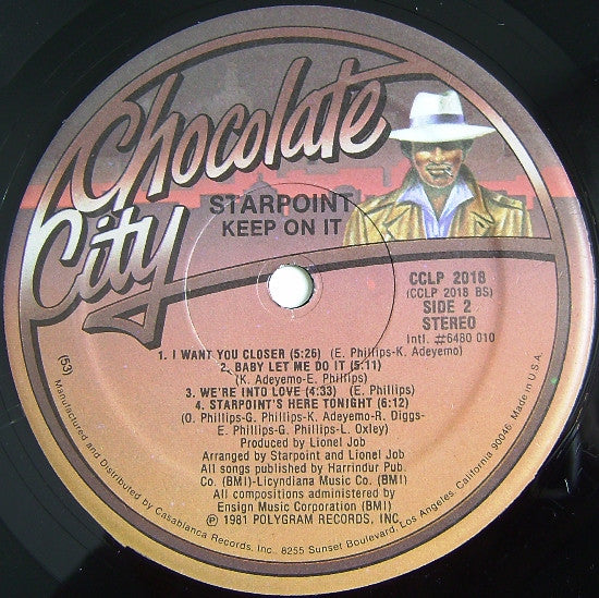 Starpoint : Keep On It (LP, Album, 53)
