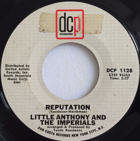 Little Anthony & The Imperials : Hurt So Bad / Reputation (7", Single)