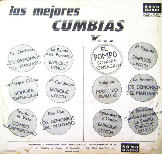 Various - Las Mejores Cumbias Y .... vinyl record, LP (Mint (M)) | Lulo Records