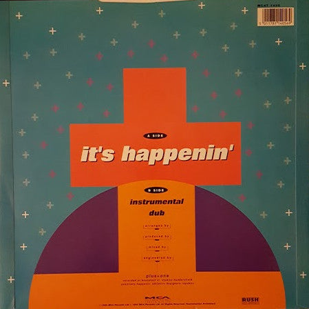 Plus + One featuring Sirron - It's Happenin' vinyl record, 12" (Very Good Plus (VG+)) | Lulo Records